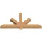 Ekena Millwork Kennewick Timber Gable Bracket, Western Red Cedar, 48"W x 24"H x 3 1/2"D x 3 1/2"F, 12/12 Pitch GBW048X24X0404KEN00SWR - alternate 2